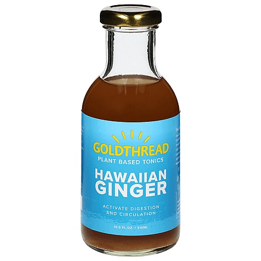 Goldthread Tonics, Plant Based, Hawaiian Ginger 10.5 Fl Oz