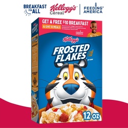 Frosted Flakes Kellogg S Original Breakfast Cereal 12 Oz Box