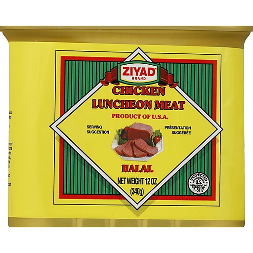 Ziyad Luncheon Meat, Chicken 12 Oz
