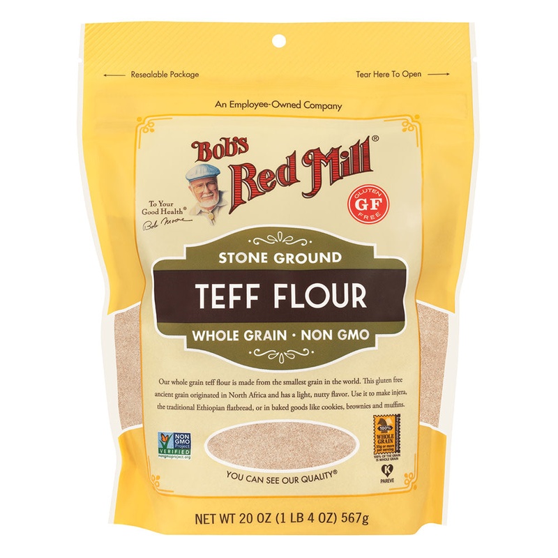 Bob's Red Mill Teff Flour, Whole Grain, Stone Ground 20 Oz