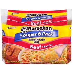 Maruchan Ramen Noodle Soup, Beef Flavor