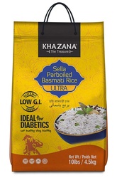 Khazana Sella Parboiled Ultra Low G.I Rice 10Lb