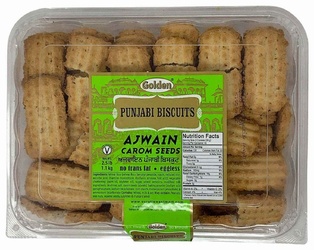 Golden Punjabi Ajwain Biscuits, 250 Grams