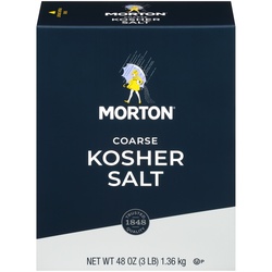 Morton Coarse Kosher Salt 48 Oz. Box