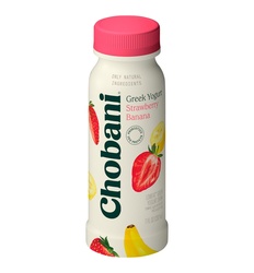 Chobani Strawberry Banana Greek Style Yogurt Drink - 7 Fl Oz