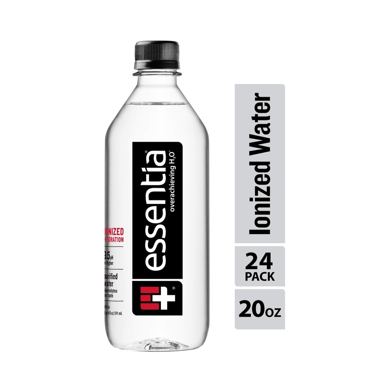 Essentia Water LLC Bottled Ionized Alkaline 99.9% Pure, Infused With Electrolytes, 9.5 pH Or Higher A Clean, Smooth Taste, 20 Fl Oz