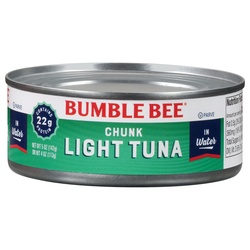 Bumble Bee Chunk Light Tuna In Water 5 Oz Can
