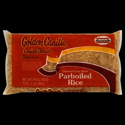 Golden Canilla Parboiled Rice, Enriched Long Grain