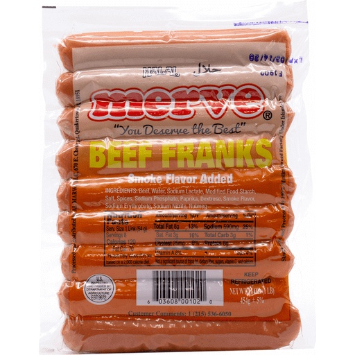 Merve Beef Franks