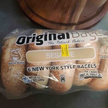 Original Bagel Sesame Sliced 6