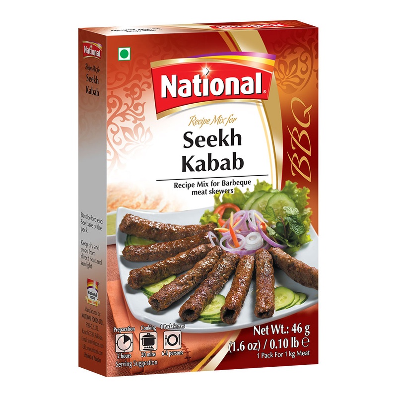 National Seekh Kabab Masala Mix 46 Gm