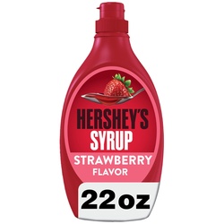Hershey's Strawberry Flavored Syrup, Fat And Gluten Free, 22 Oz Bottle