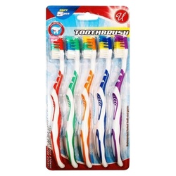 5 Pack Toothbrush Value Pack Hard-48