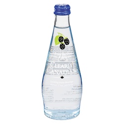 Clearly Canadian Sparkling Water Beverage, Mountain Blackberry, 325ml/11 Fl Oz., Bottle