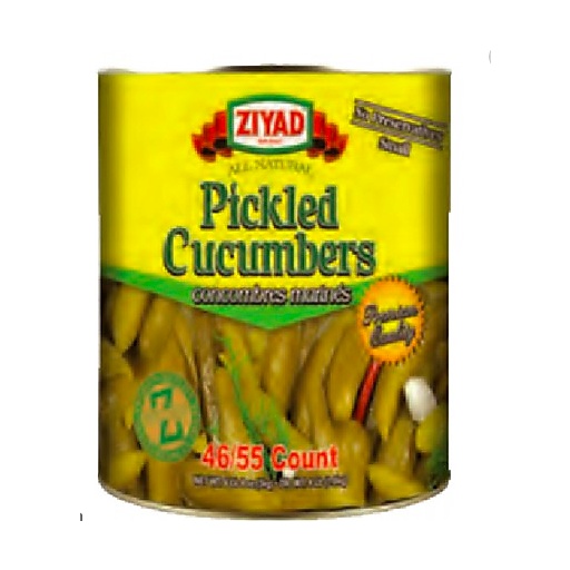 Ziyad Pickled Cucumbers 46/55 Ct