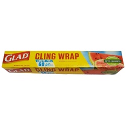 Glad Cling Wrap (Clear Food Wrap) 60sq.ft