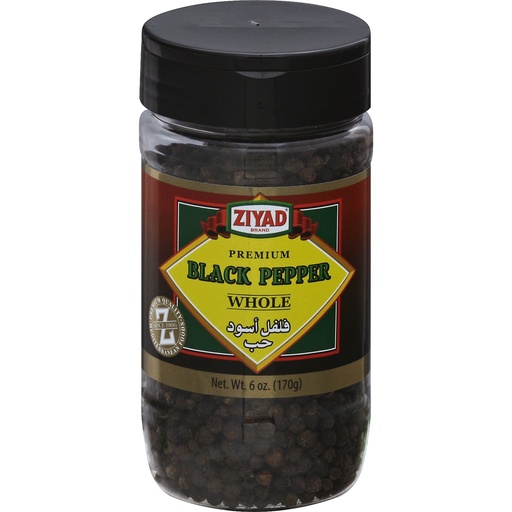 Ziyad Black Pepper, Whole