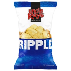 Uncle Ray's Potato Chips, Ripple 4.5 Oz