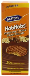 McVitie's HobNobs Rolled Oat Whole Wheat Biscuits Milk Chocolate
