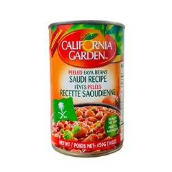 California Garden Peeled Fava Beans Saudi Recipe 16oz