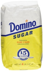 Domino Premium Pure Cane Granulated Sugar 4 Lb