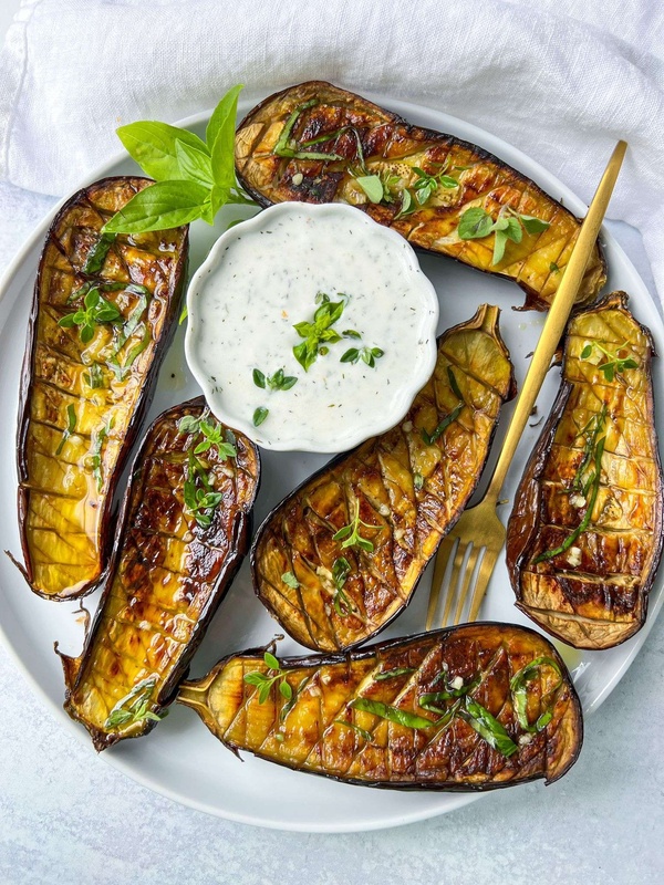 Fire Roasted Eggplants 6 Lbs