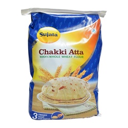 Sujata Chakki Atta Whole Wheat Flour 10-Pound Bag