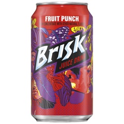 Brisk Juice Drink Fruit Punch 12 Fl Oz