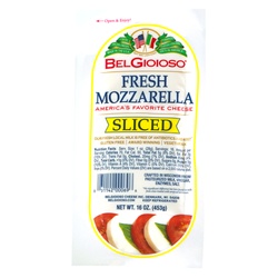 BelGioioso Sliced Fresh Mozzarella 16 Oz Each