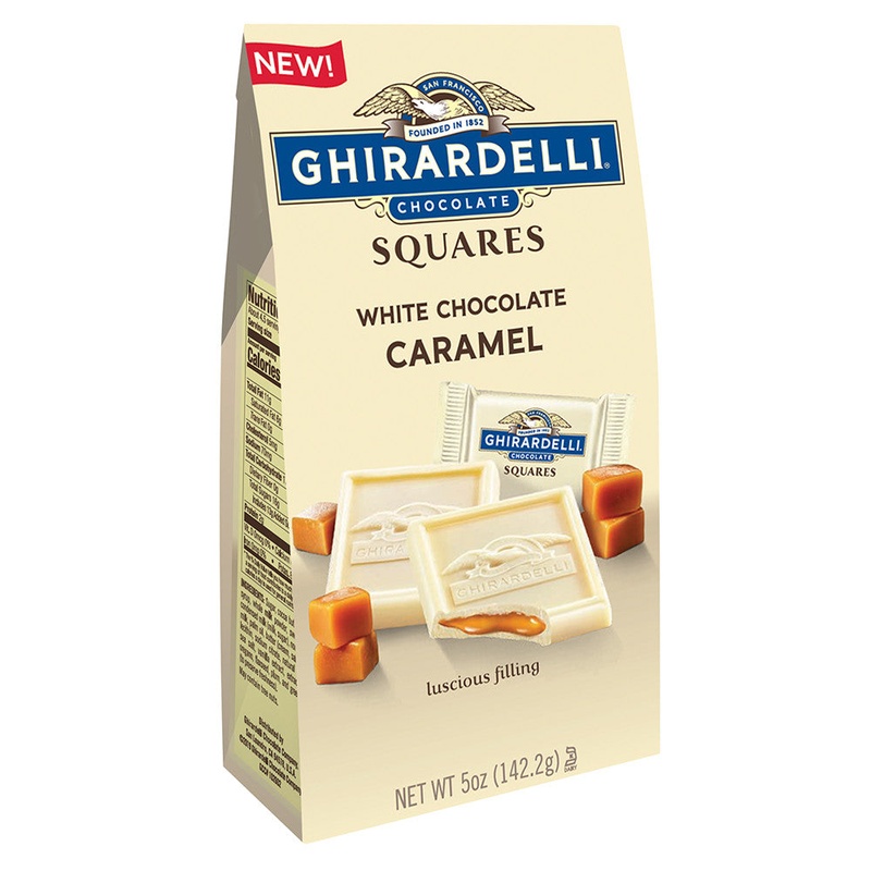 Ghirardelli White Chocolate Caramel Squares 5 Oz Bag