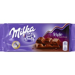 Milka Chocolate Triple Choco Cocoa 90g