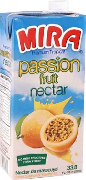 Mira Premium Tropical Passion Fruit Nectar 33.8 Oz