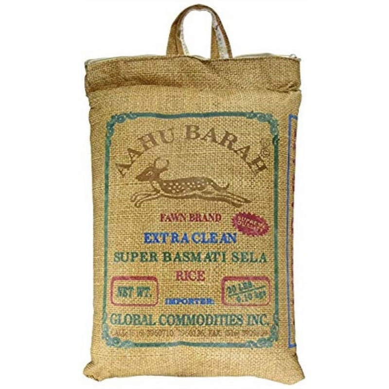 Aahu Barah Basmati Sela Rice 10lb