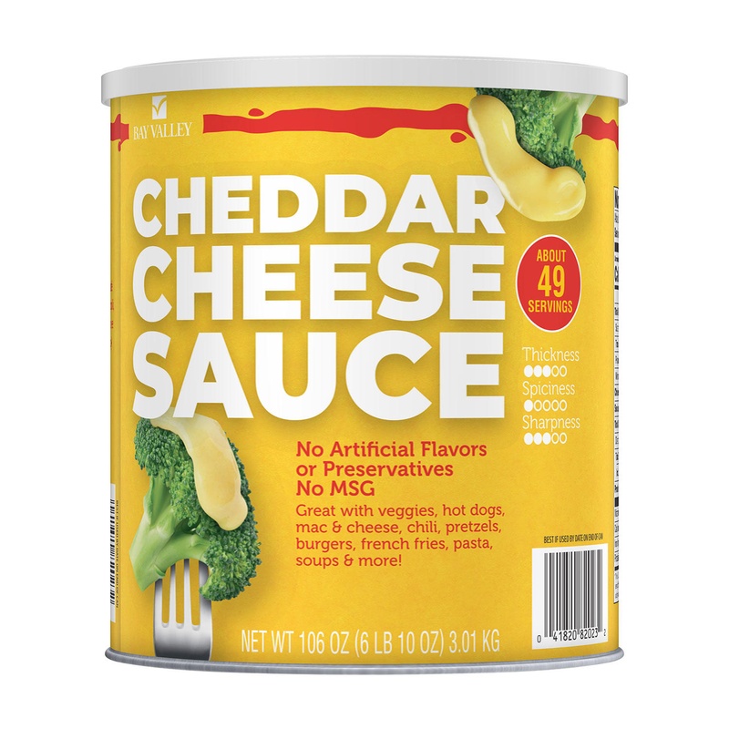 Bay Valley Bv Cheddar Cheese Sauce