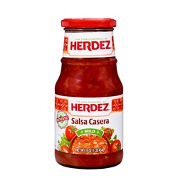 Herdez Casera Mild Salsa 16 Oz. Jar