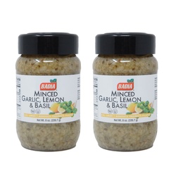Badia Garlic, Lemon & Basil, Minced 8 Oz