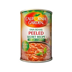 California Garden Peeled Fava Beans With Chili 400G
