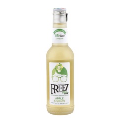 Freez Mix Carbonated Apple & Grape Drink Glass Bottle