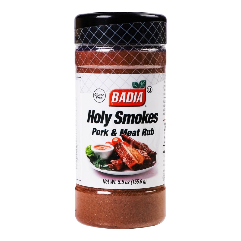 Badia Pork & Meat Rub, Holy Smokes 5.5 Oz