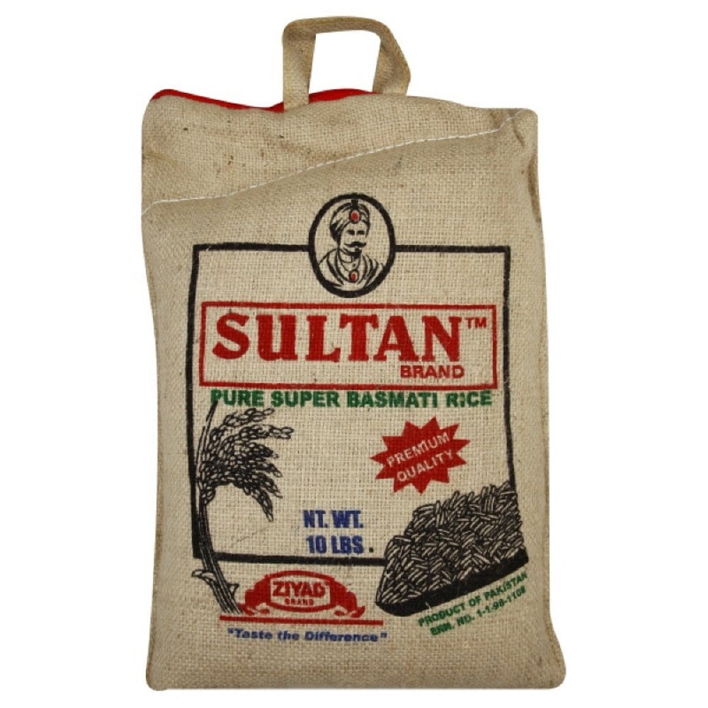 Sultan Rice, Pure Super Basmati 10 Lb