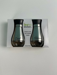 Ideal Kitchen Stainless Steel Salt & Pepper Shakers