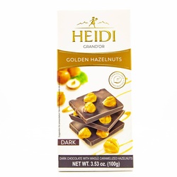 S.C. Heidi Chocolate S.A. Dark Caramelized Hazelnuts 100g/3.52oz