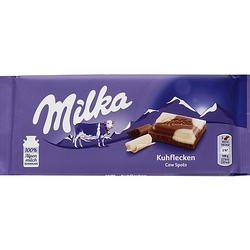Milka Happy Cow White And Milk Chocolate Bar