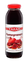 Tazah Pomegranate Juice 100% Natural Juice Fresh Pressed 8.45 Fl Oz