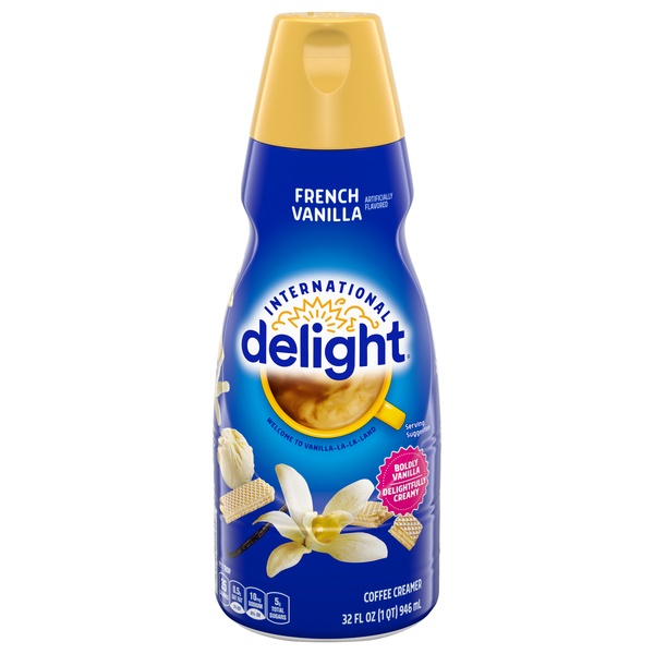 International Delight Coffee Creamer, French Vanilla 32 Fl Oz