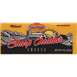 Dairy Fresh Cheese, Sharp Cheddar 8 Oz