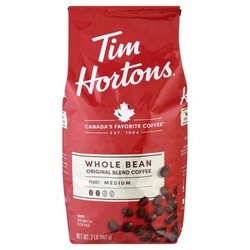 Tim Hortons 100% Arabica, Whole Bean, Medium Roast Coffee - 2 Lb
