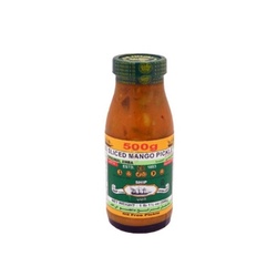 Poonjiajis Ship Brand Sliced Mango Pickle 500g