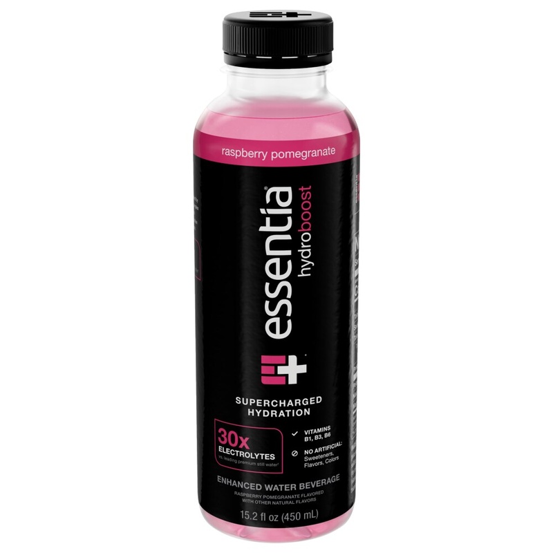 Essentia Water Beverage, Raspberry Pomegranate, Enhanced 15.2 Fl Oz