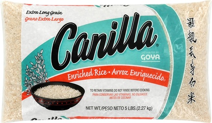 Canilla Goya Enriched Extra Long Grain White Rice - 5lbs